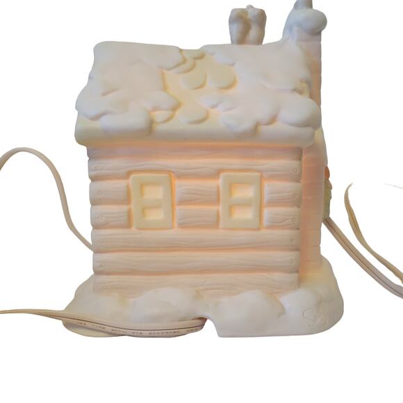 Precious Moments Sugar Town Lighted Warming Hut Figurine Enesco 1996 - Picture 9 of 16